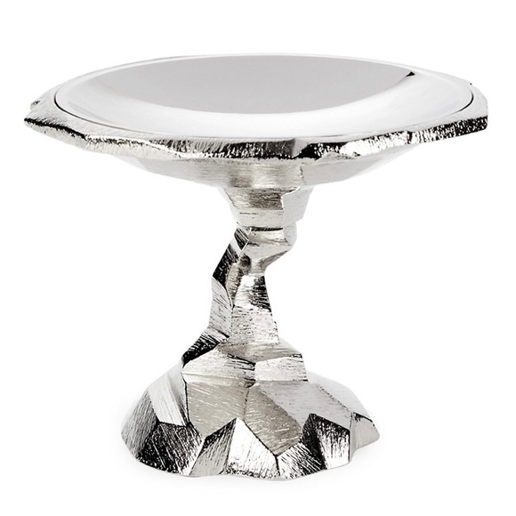 Michael Aram Silver Rock Bon Bon Dish - Picture 1 of 14